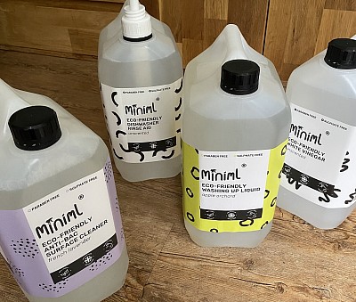 Miniml Rinse Aid, White Vinegar & Hand Sanitiser